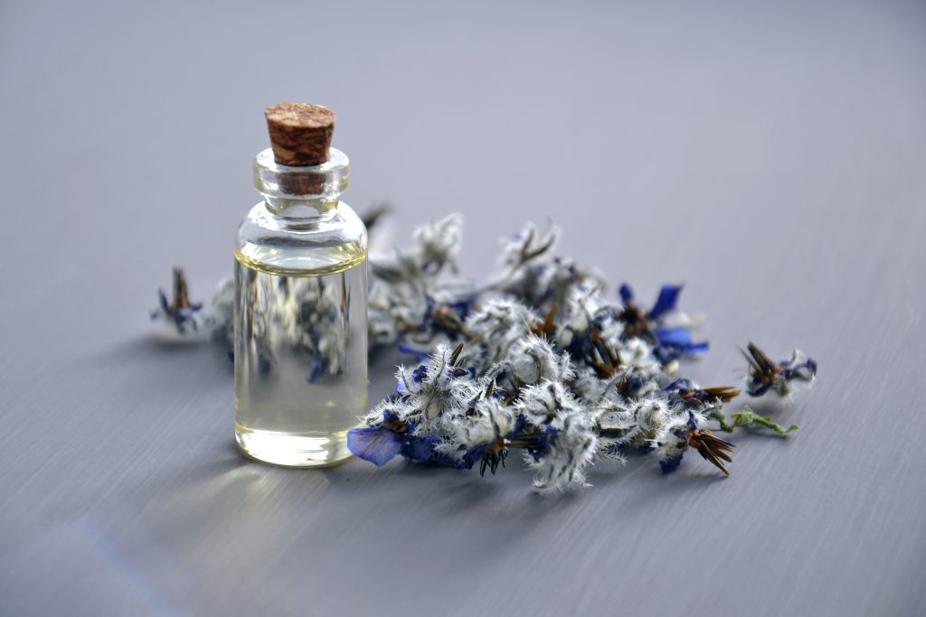 A visualization of lavender oil