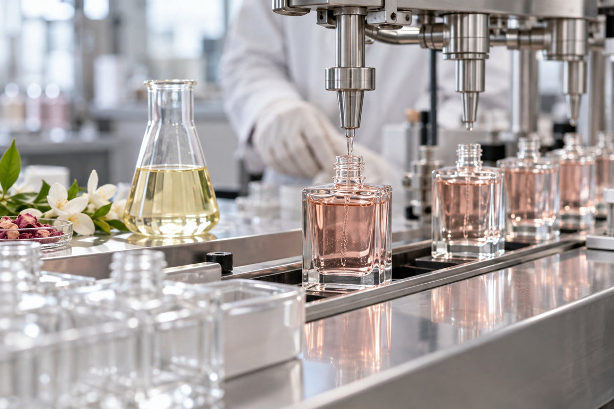 Perfume bottling services - professional fragrance filling and atomizer crimping