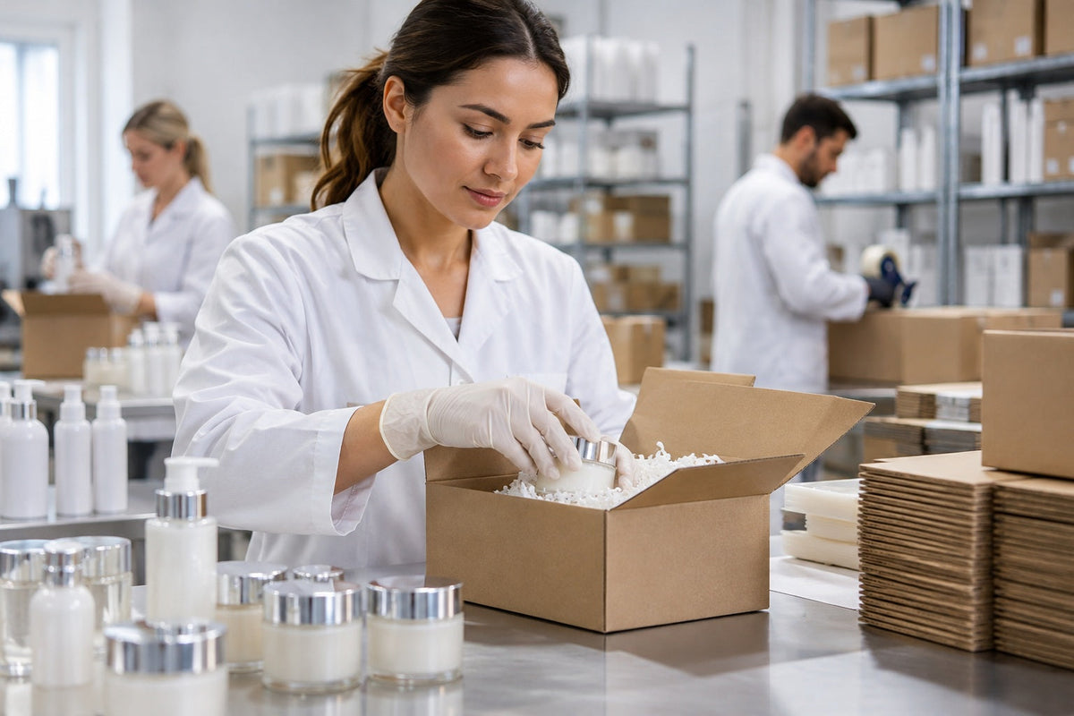 Pick and pack services - accurate order picking and packing for beauty brands